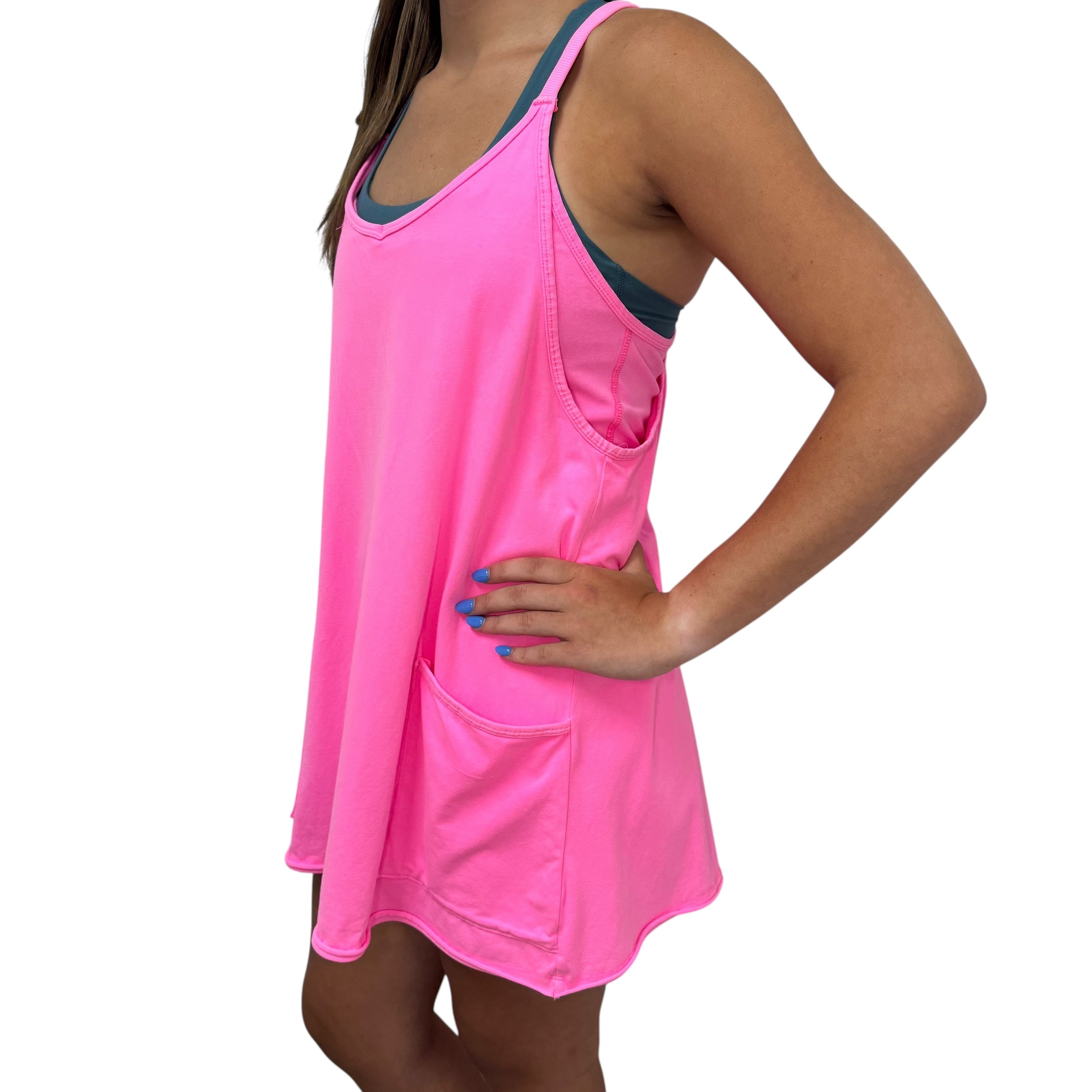 open lace back dress HOT SHOT MINI DRESS – Half Past Three main image 1