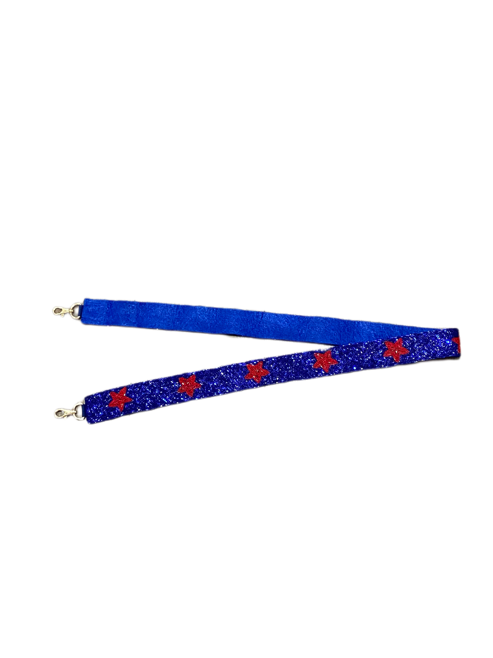 Blue/Red Star Strap