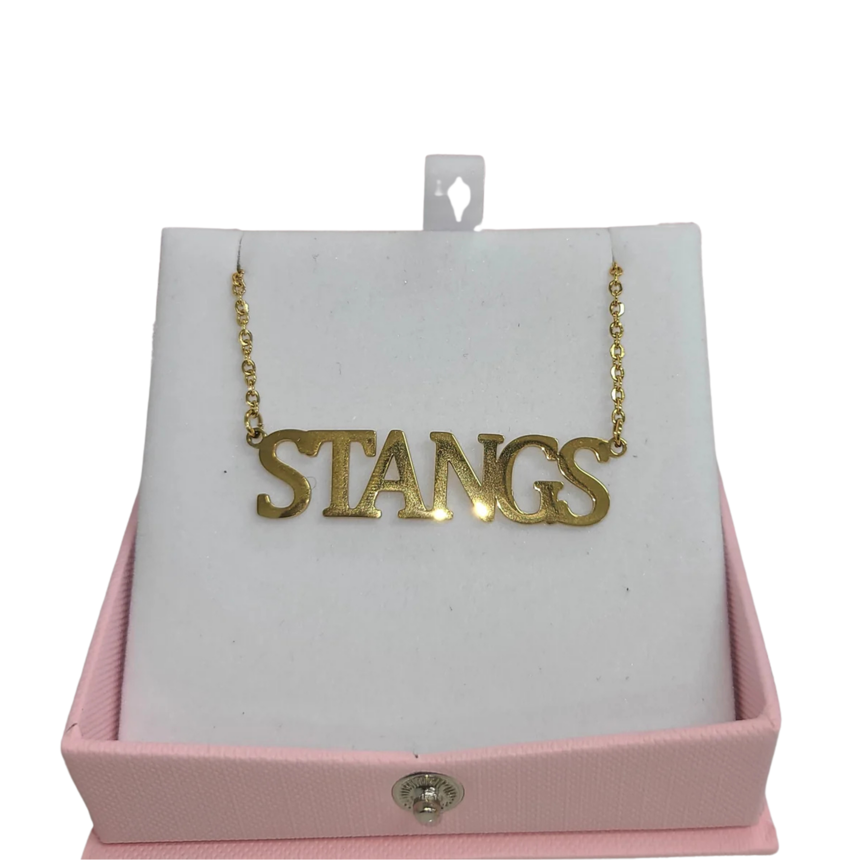 Stangs Nameplate Necklace