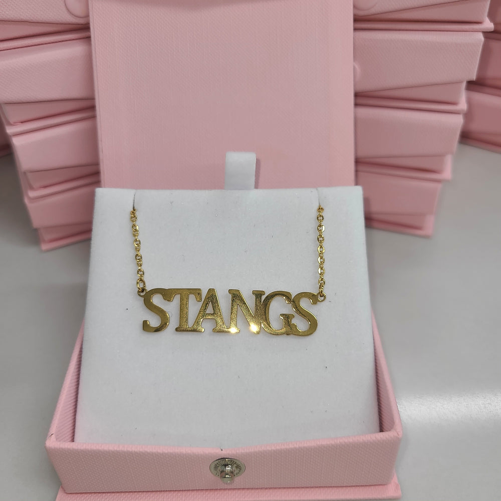 Stangs Nameplate Necklace