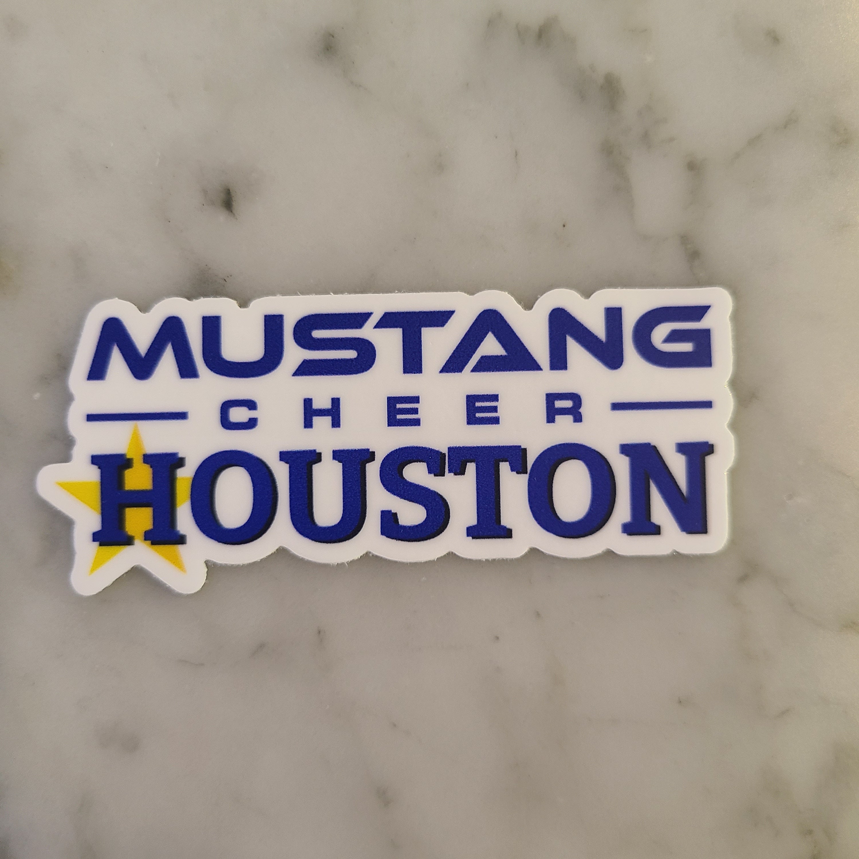 Mustang Cheer Houston Decal