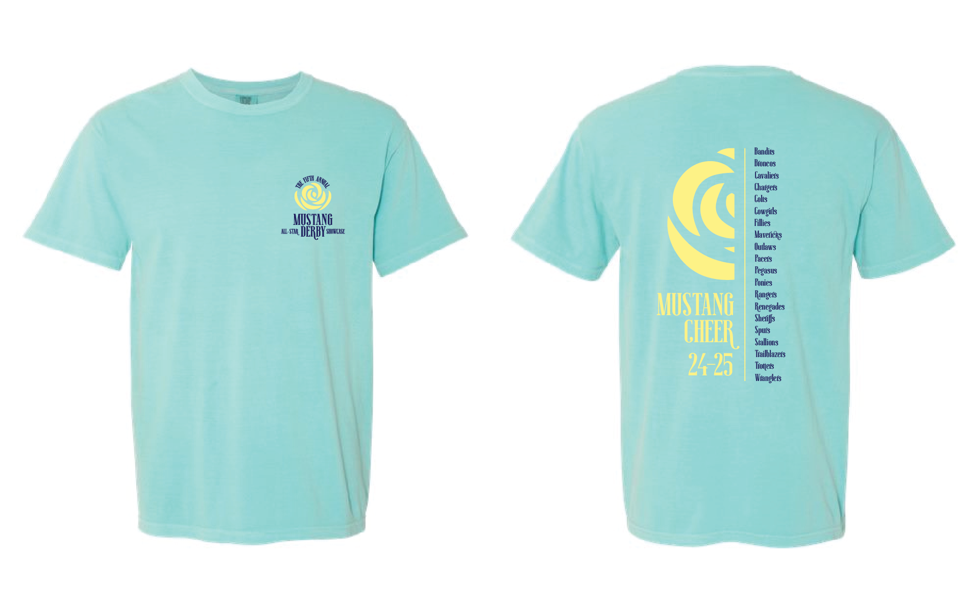The Fifth Annual Mustang Derby Commemorative Tee - Comfort Colors