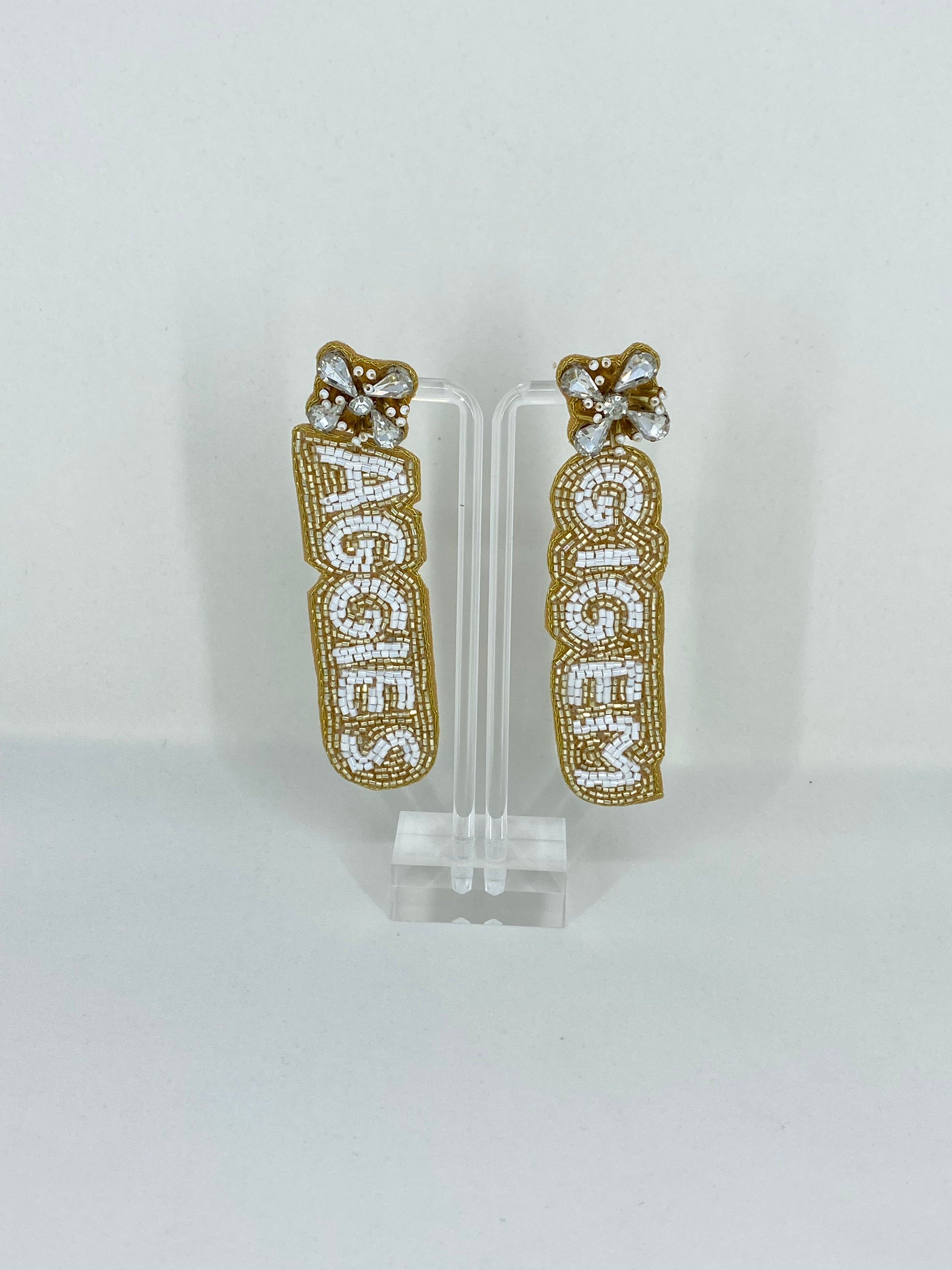 Gig Em Gold Earrings