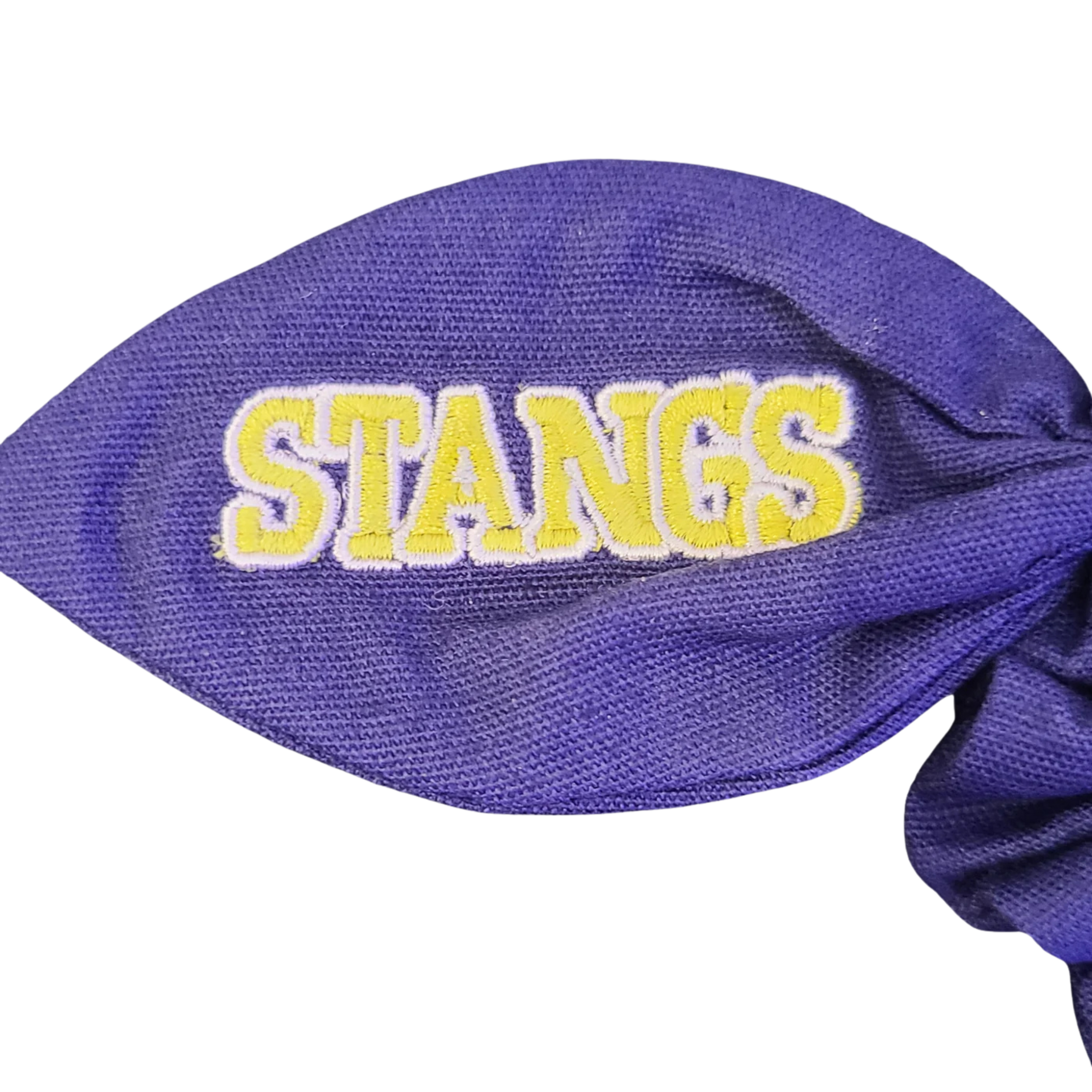 Stangs Embroidered Scrunchie