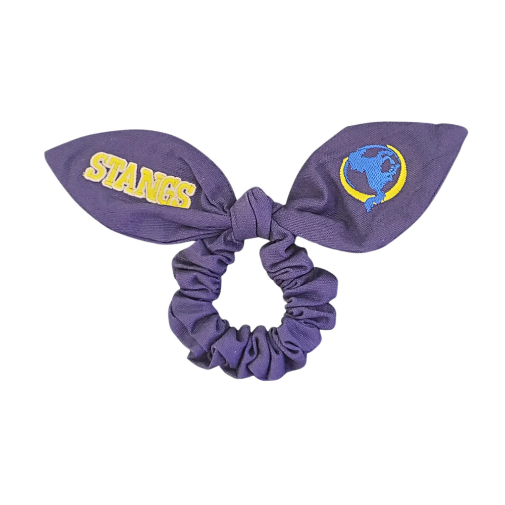 Stangs Embroidered Scrunchie