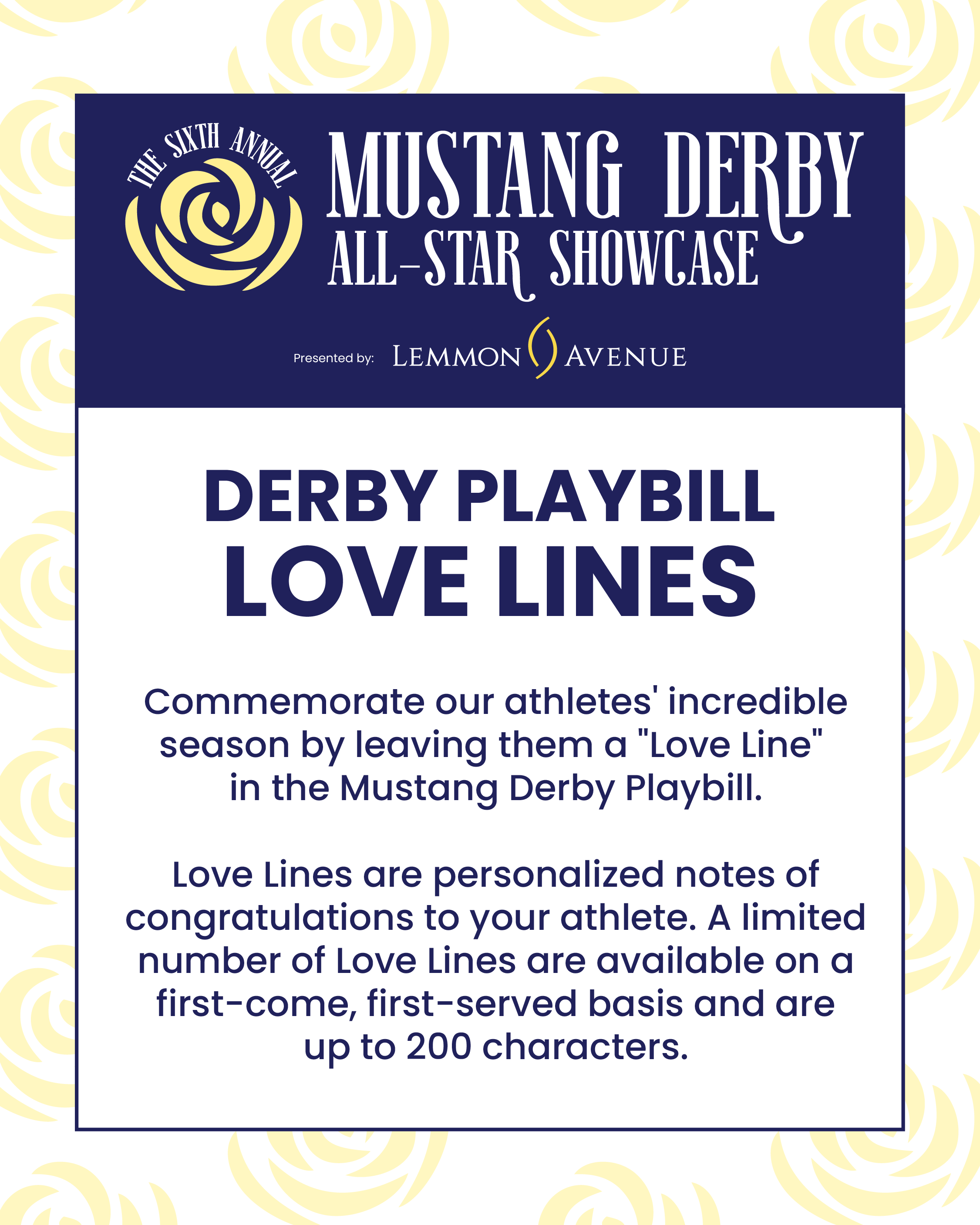 Derby Playbill Love Line