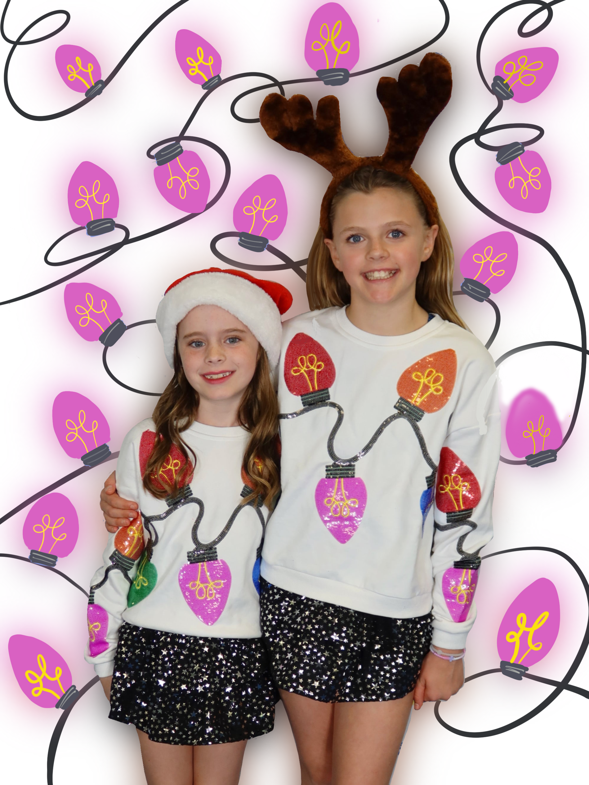 Youth "Bright Lights" Christmas Sweatshirt
