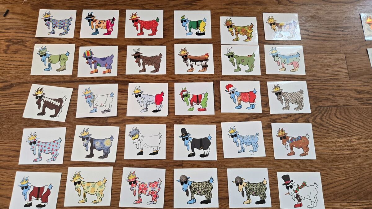 GOAT USA Stickers