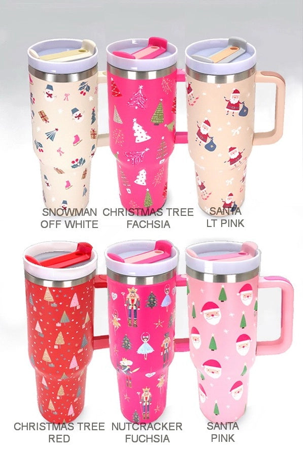 40oz Stainless Steel Tumbler - Holiday Variety