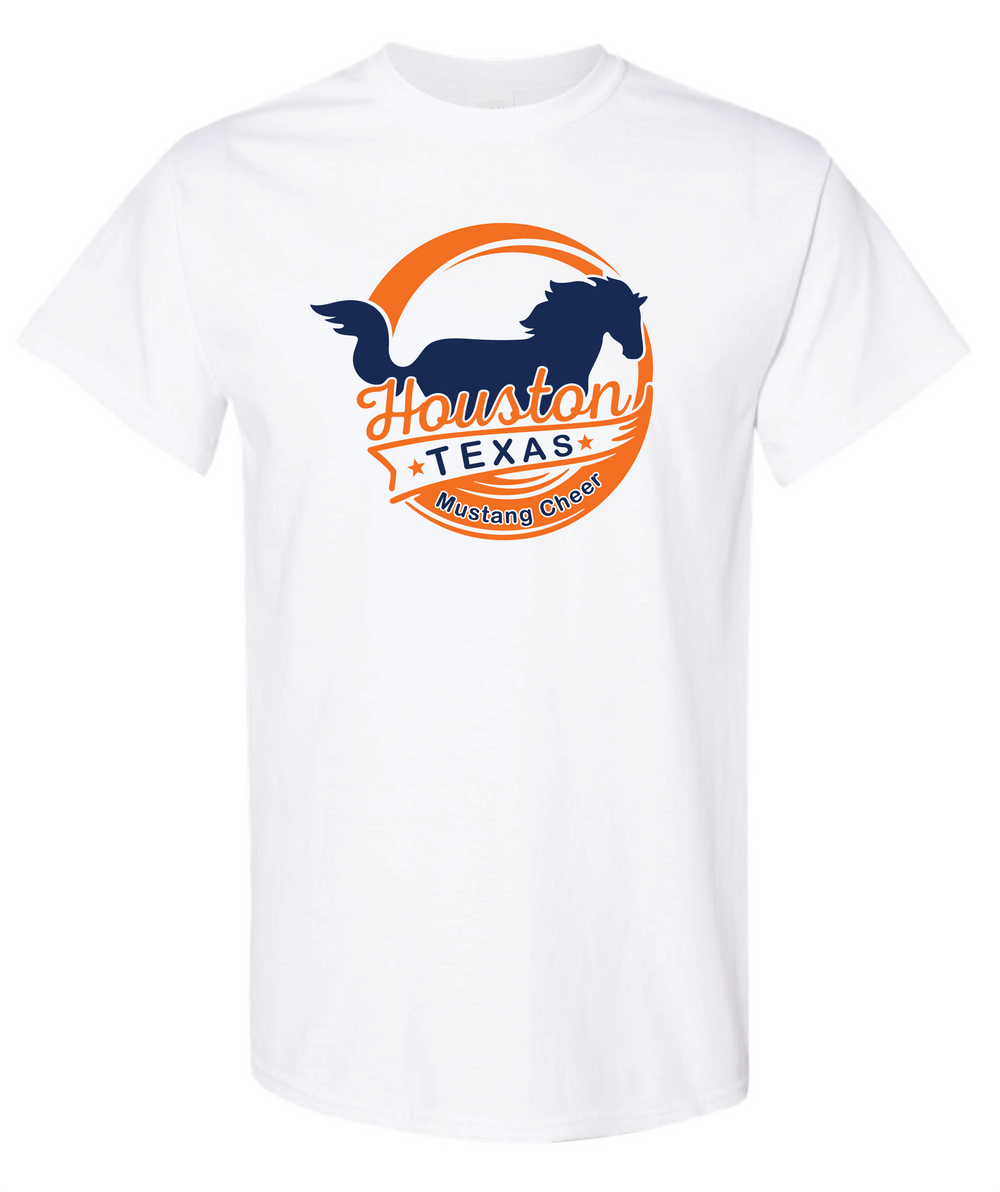 Mustang Cheer Houston Texas Tee