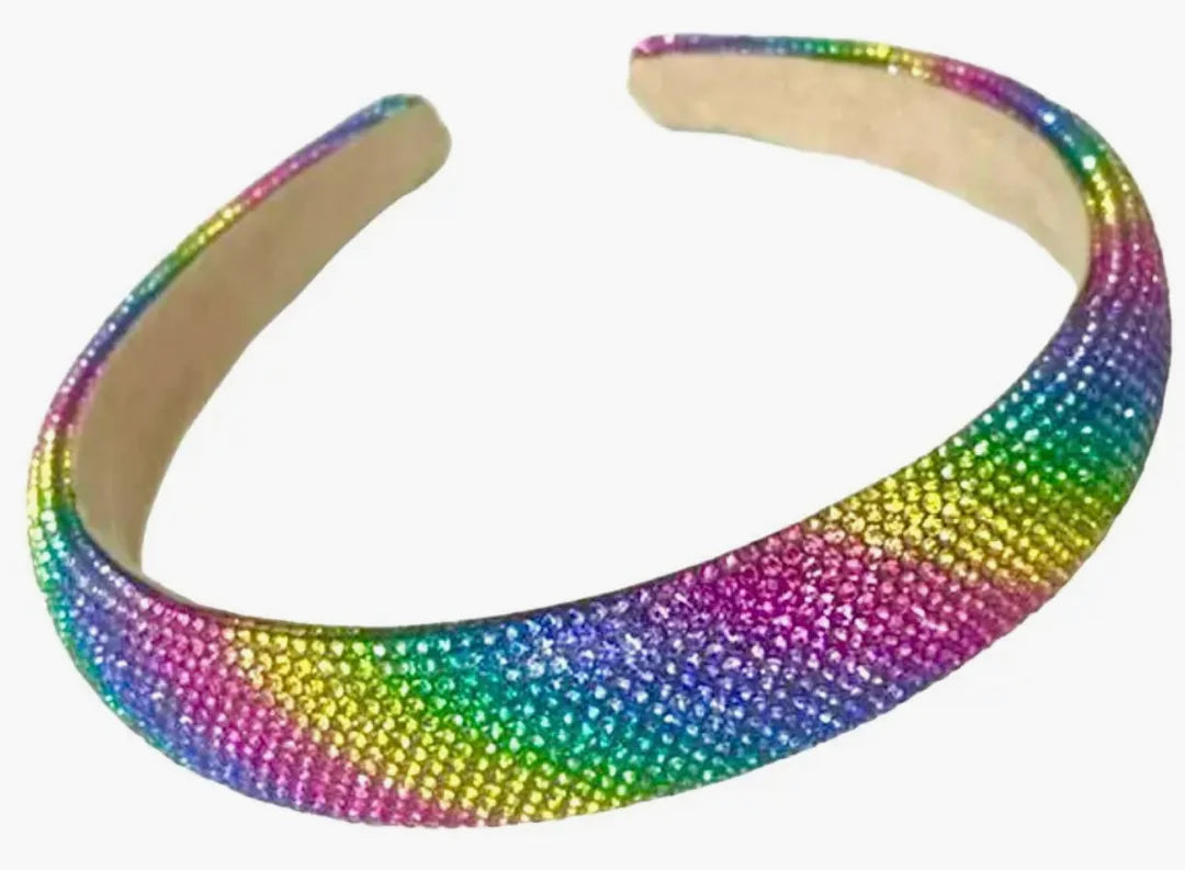 Rainbow Crystal Headband