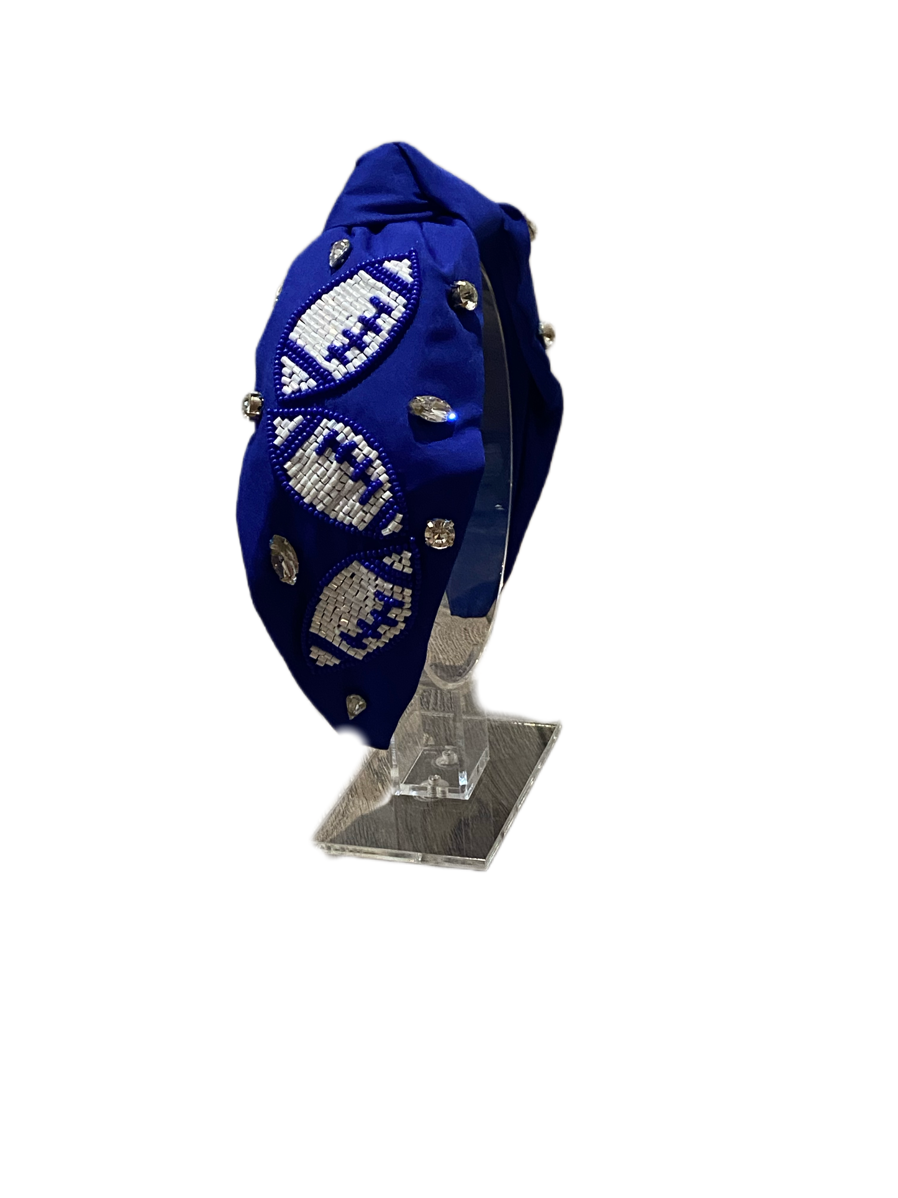 Blue Football Headband