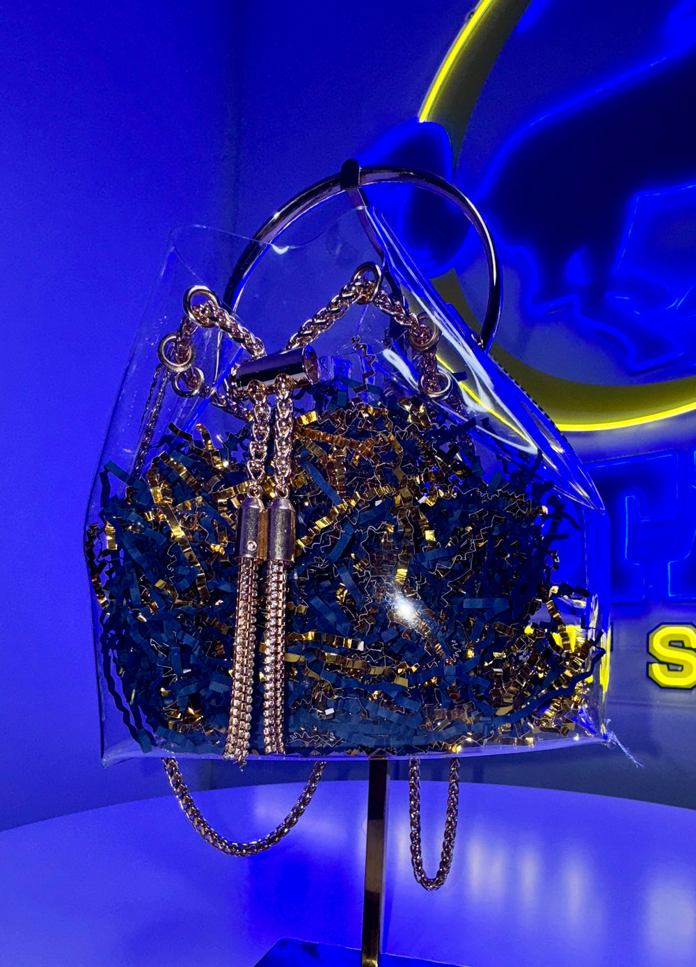 Stadium Bucket Bag w/Tassle