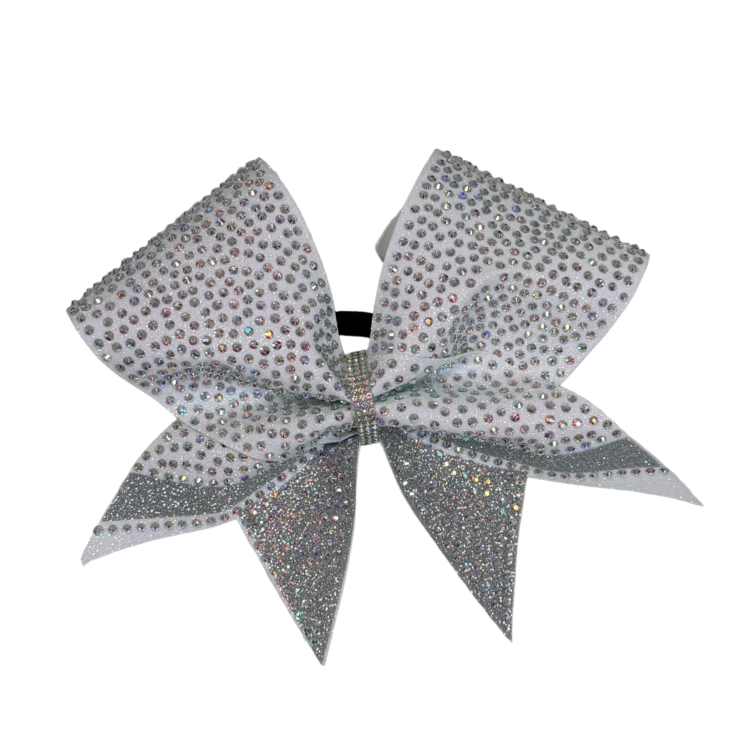 All-Star Competition Bow - White+Silver Rhinestone (Required)