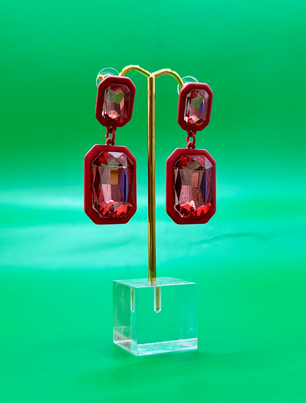 Gem Statement Earrings