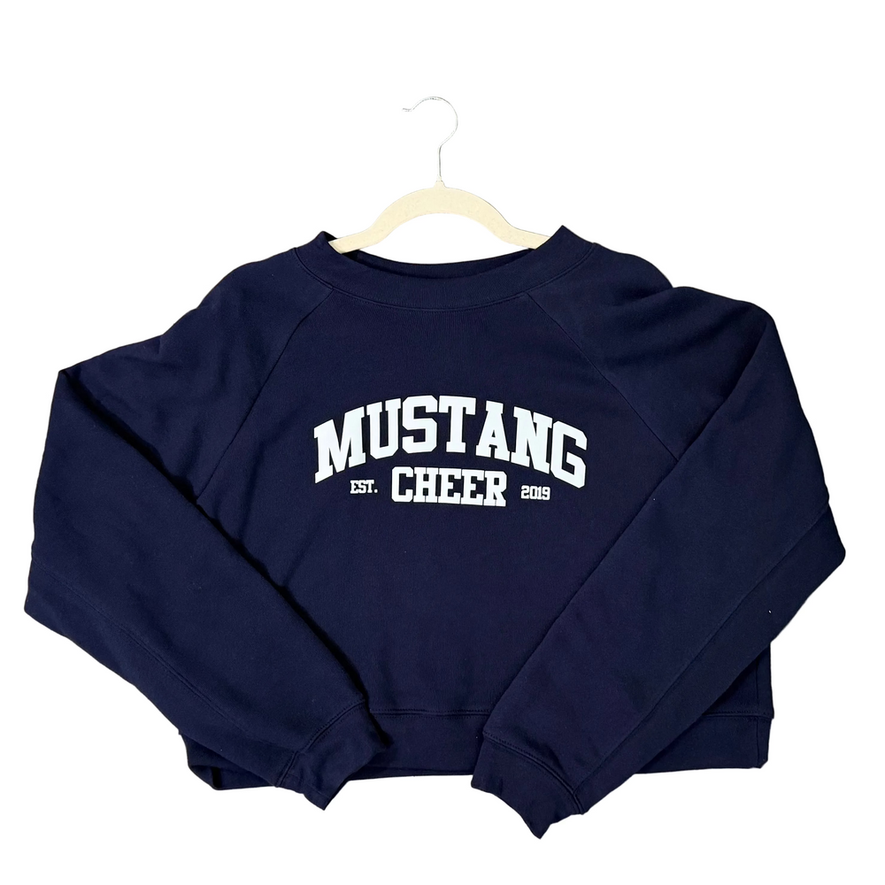 2019 Navy Cropped Sweatshirt