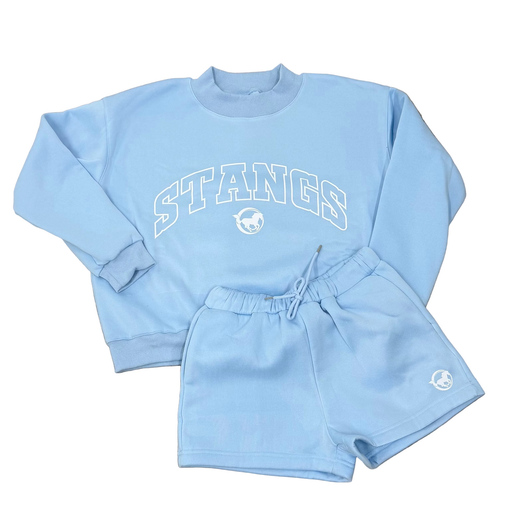 'Stangs Fleece Mockneck Sweatshirt Set
