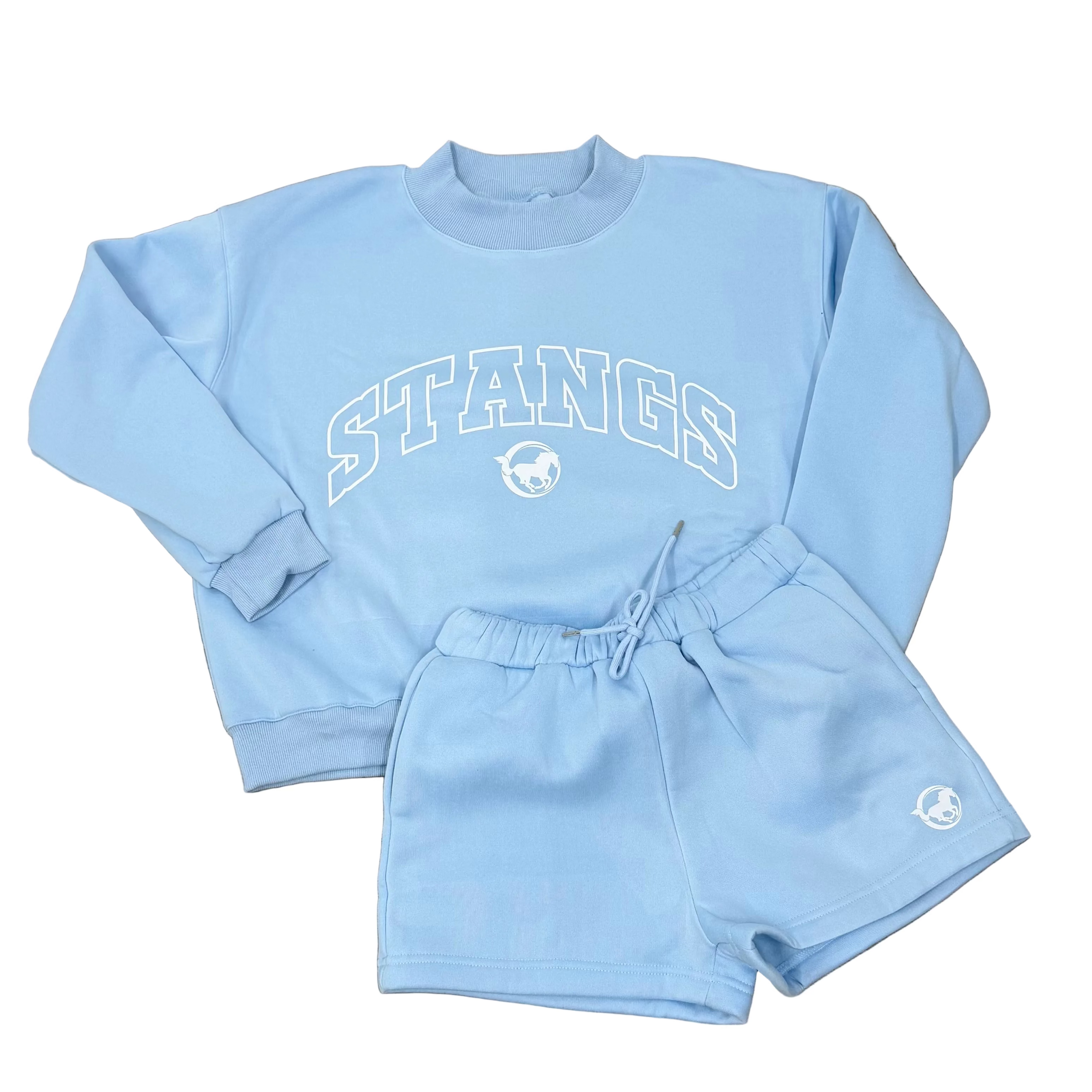 'Stangs Fleece Mockneck Sweatshirt Set