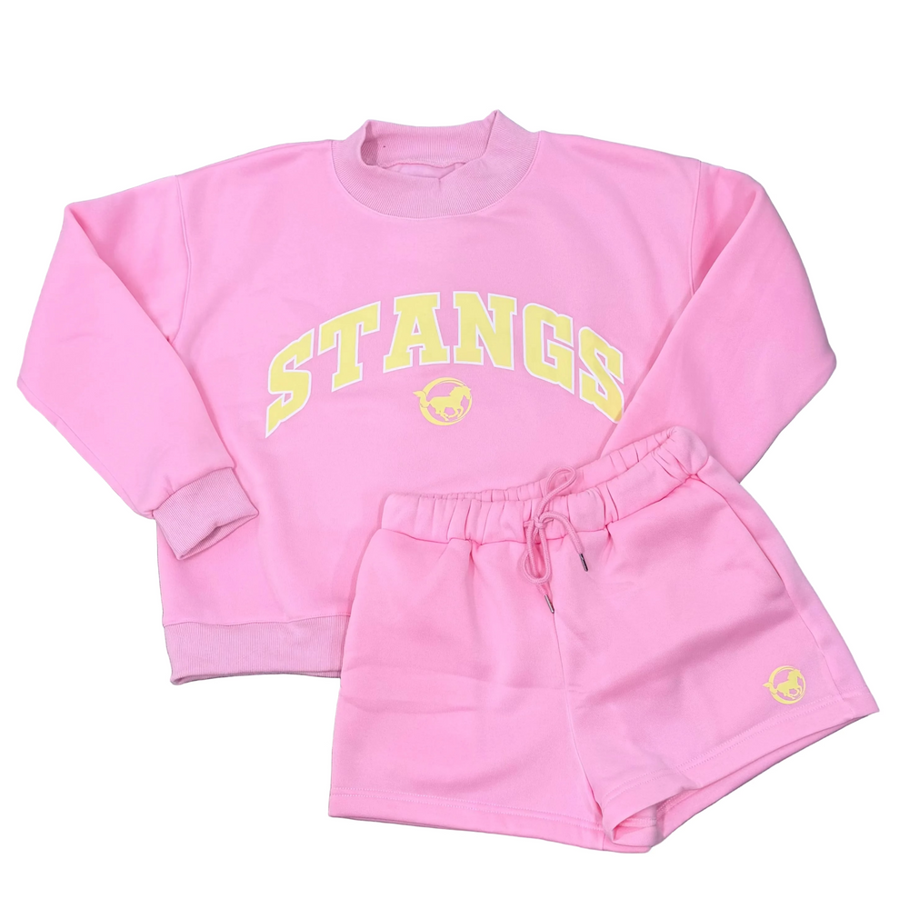 'Stangs Fleece Mockneck Sweatshirt Set