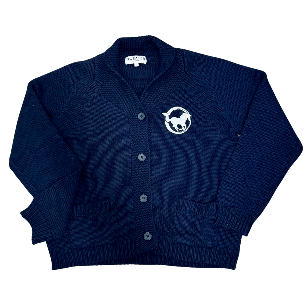 Mustang Varsity Cardigan - Sweater x Vetter