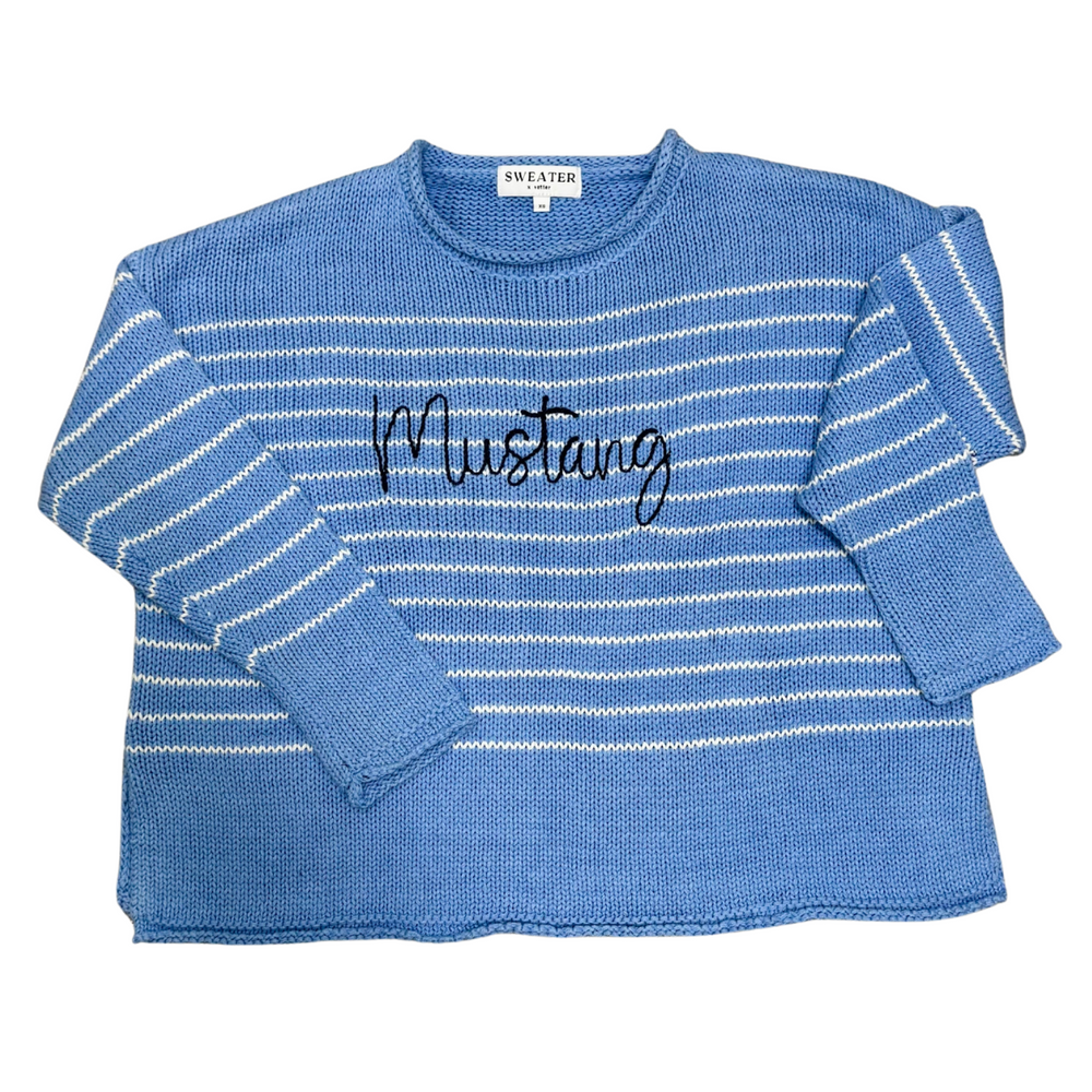 Mustang Rolled Stripe Knit - Sweater x Vetter