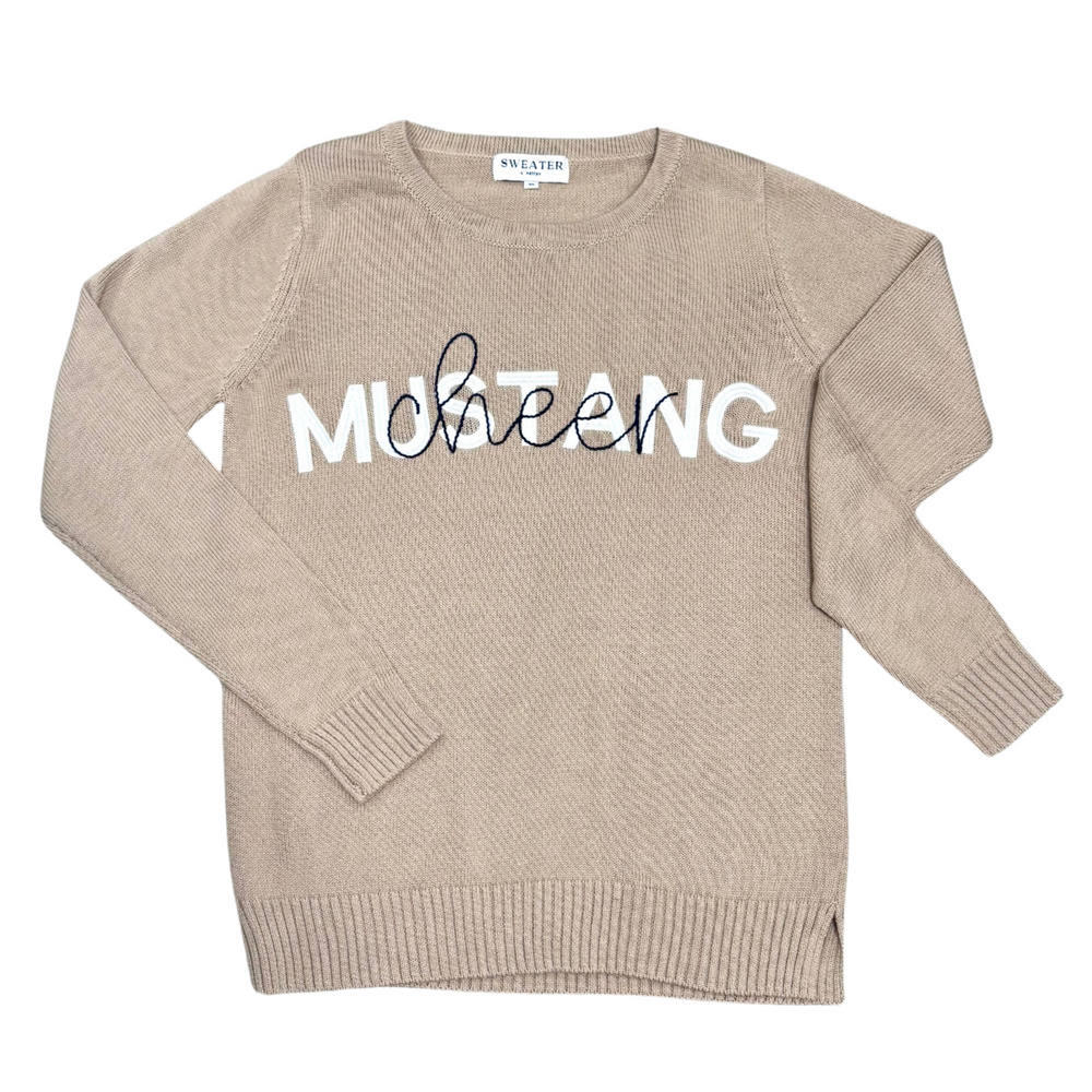 Mustang Cheer Classic Crew Knit - Sweater x Vetter