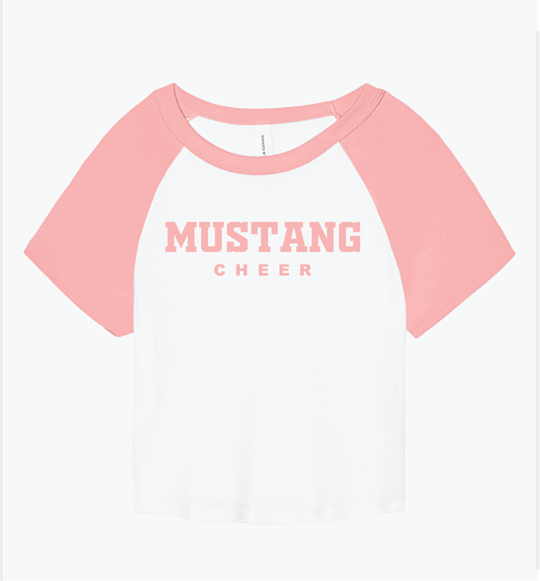 Mustang Cheer Color - Block Crop