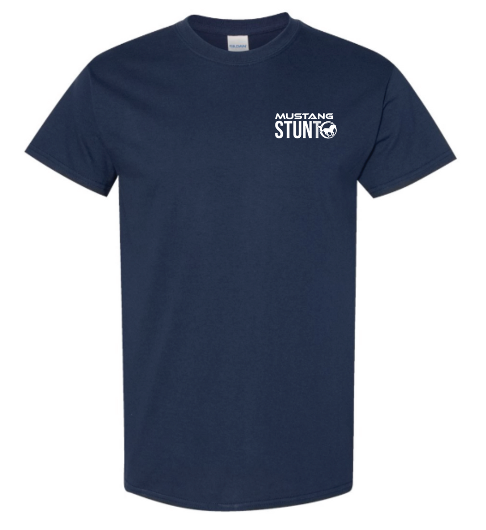 Mustang STUNT Navy Tee