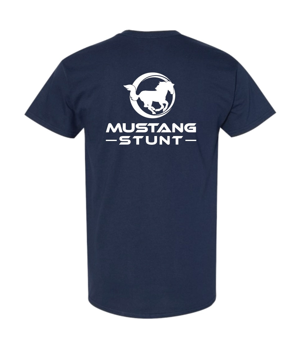 Mustang STUNT Navy Tee
