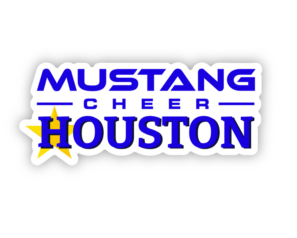 Mustang Cheer Houston Decal