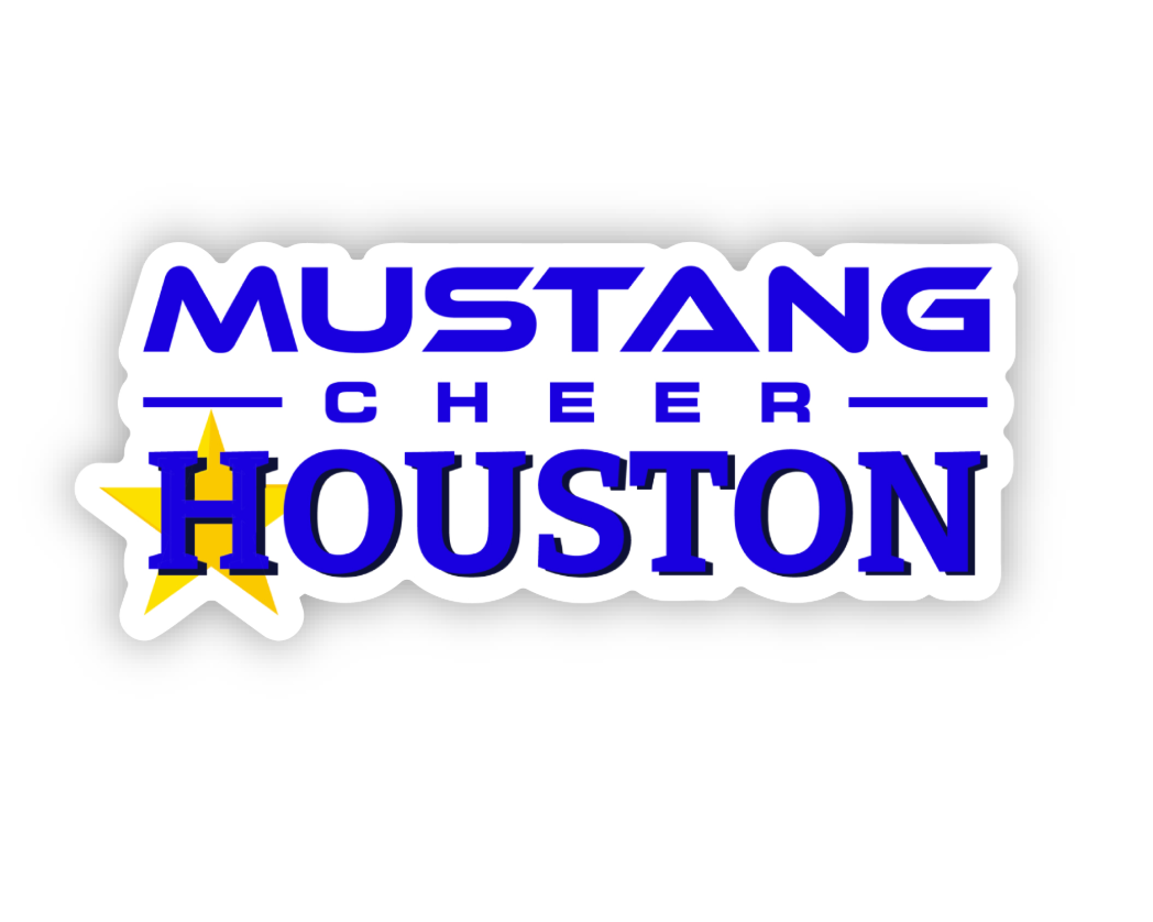 Mustang Cheer Houston Decal