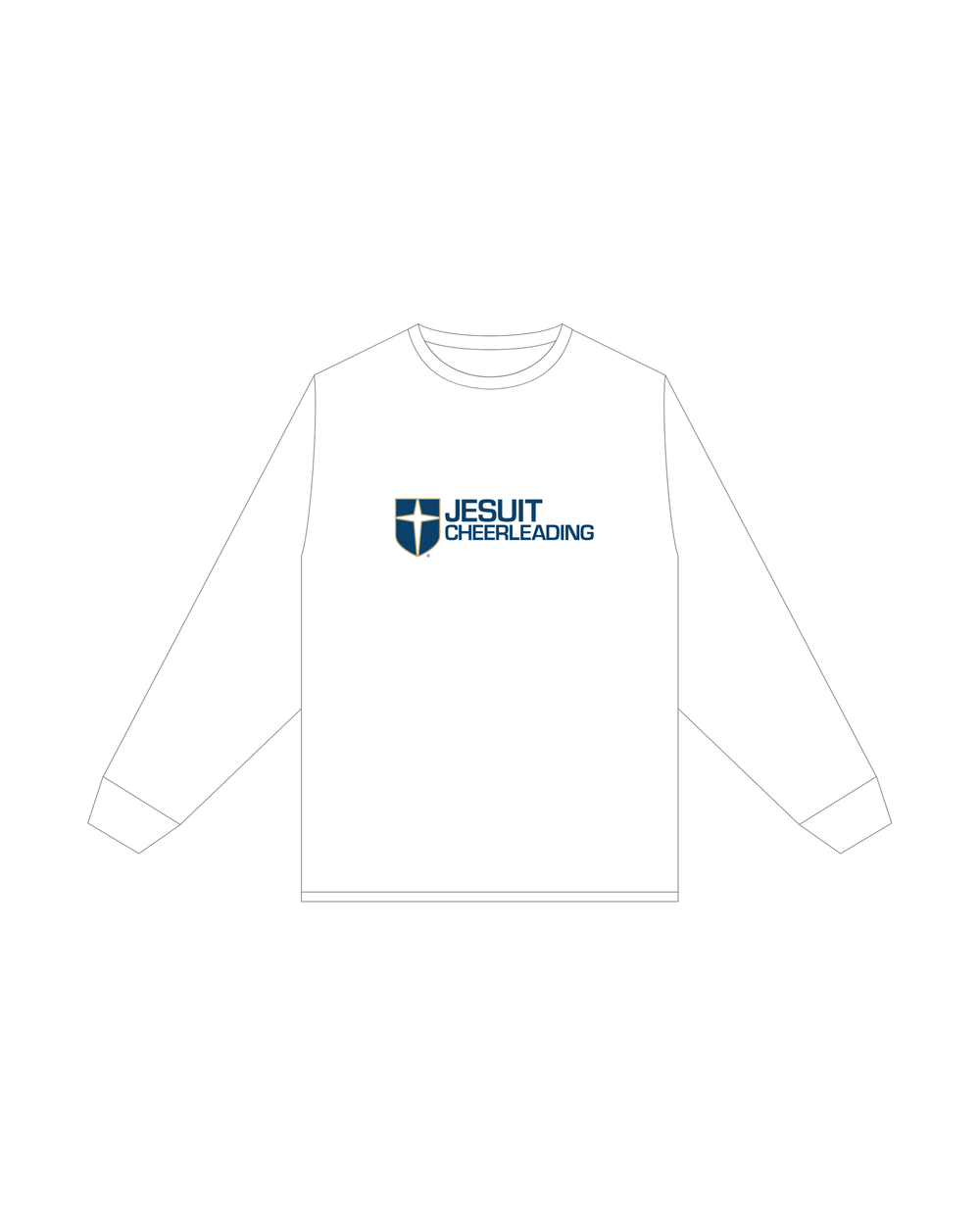Jesuit Cheer Long Sleeve Practice Tee