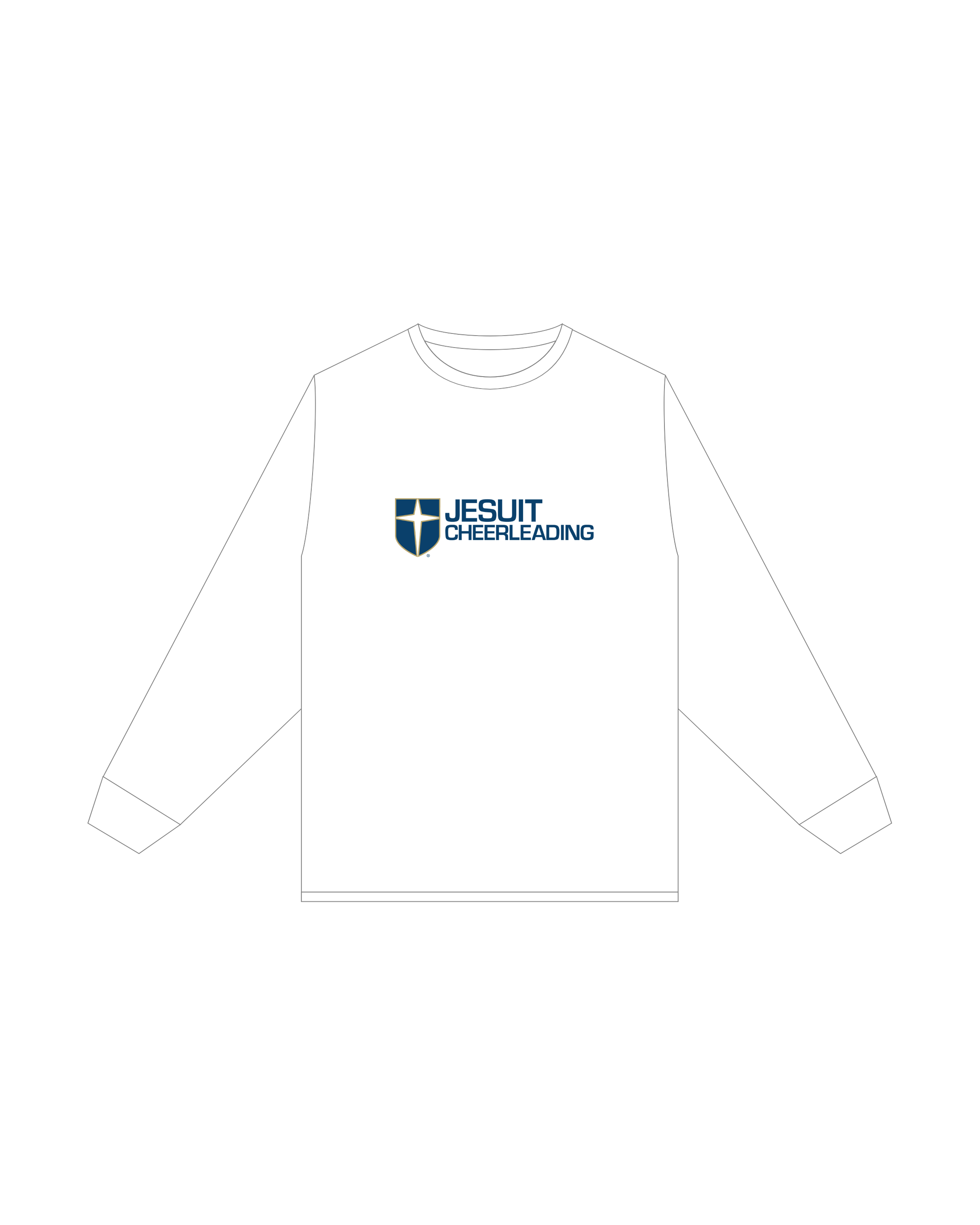 Jesuit Cheer Long Sleeve Practice Tee
