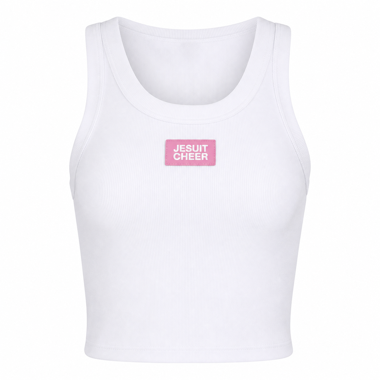 Jesuit Cheer White Camp Tank