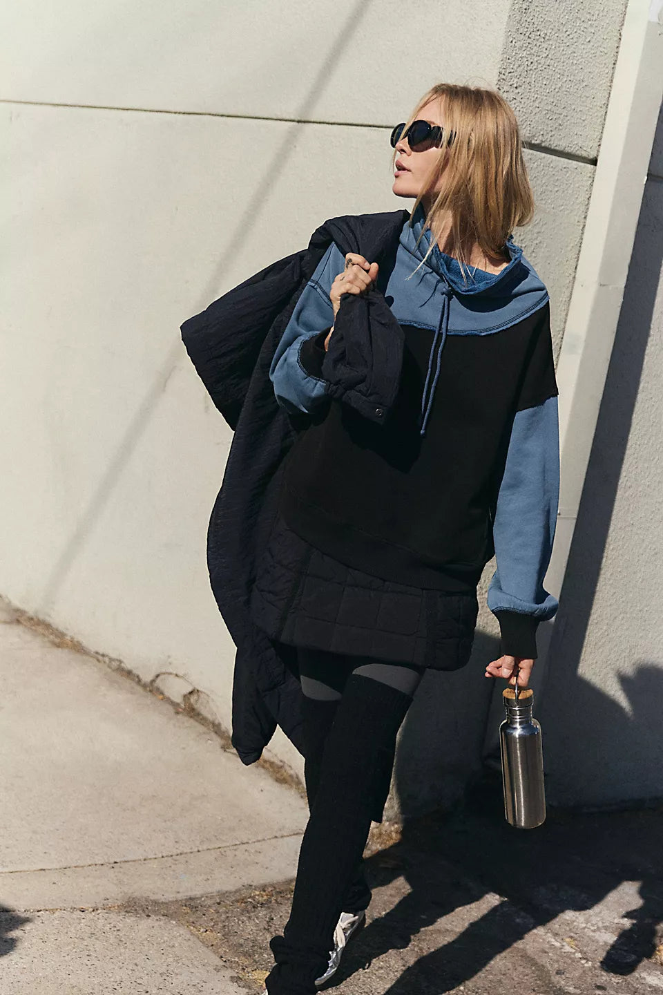 Free People Homestretch Colorblock Pullover