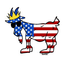 GOAT USA Stickers