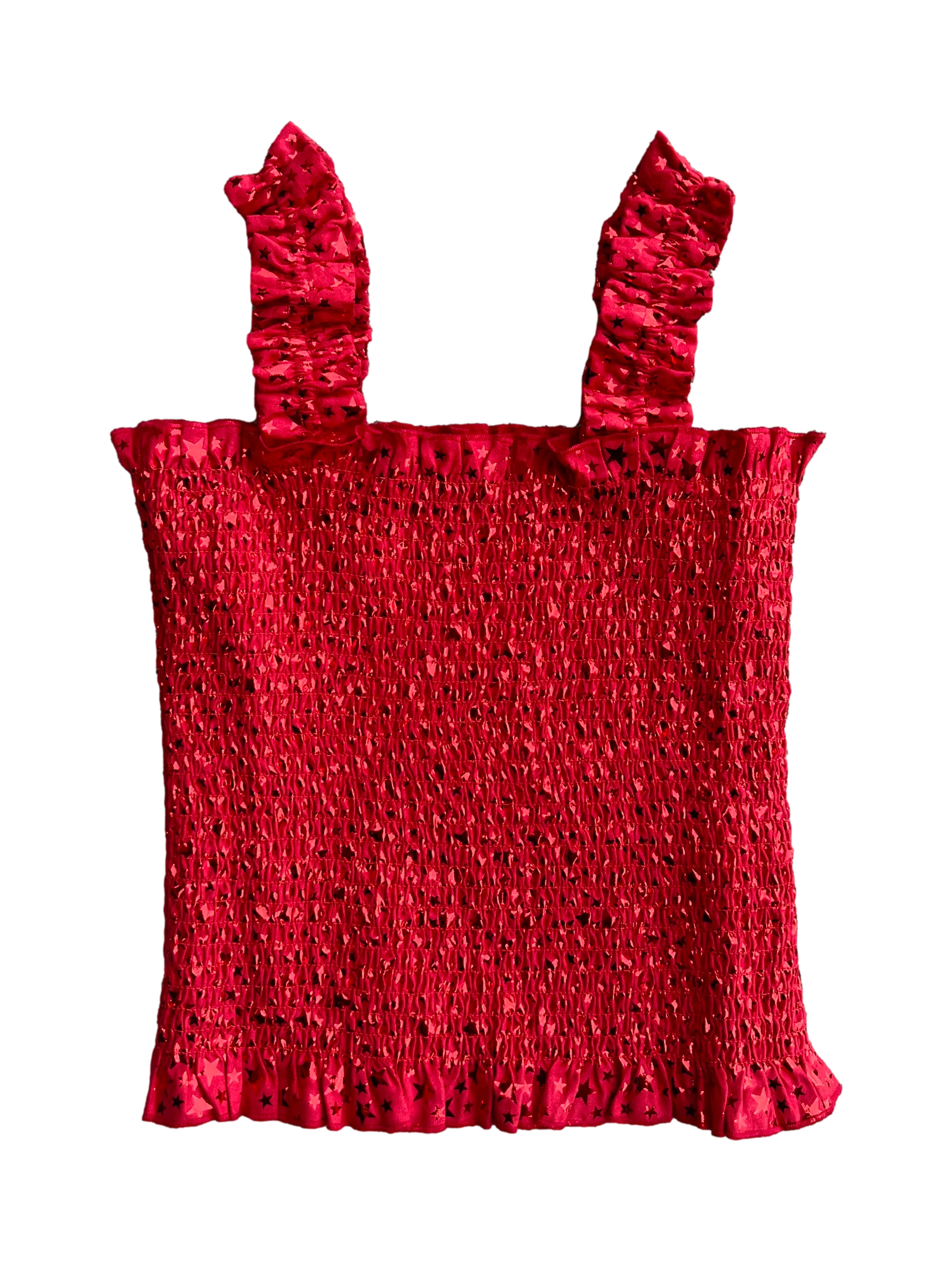 Youth Star Smocked Tank