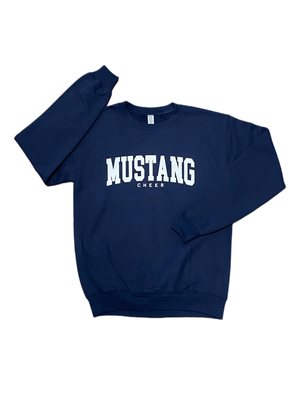 Mustang Varsity Crew White