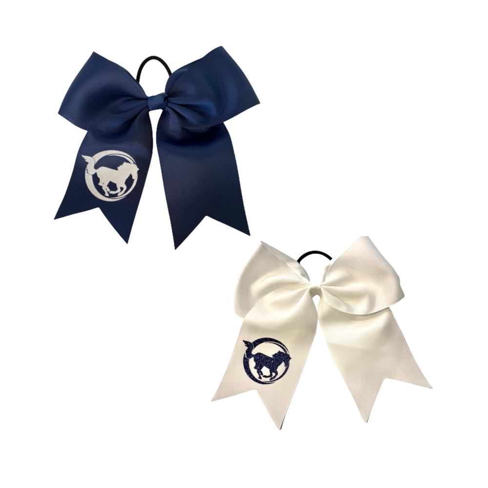 Mustang Cheer Practice Bows