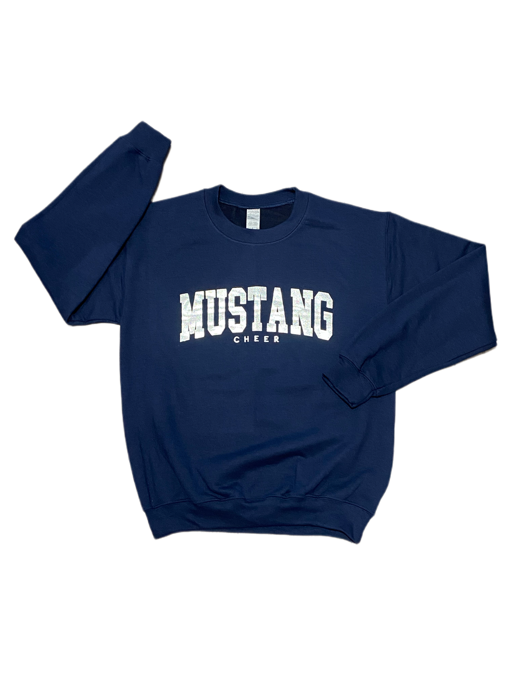 Mustang Varsity Crew Silver