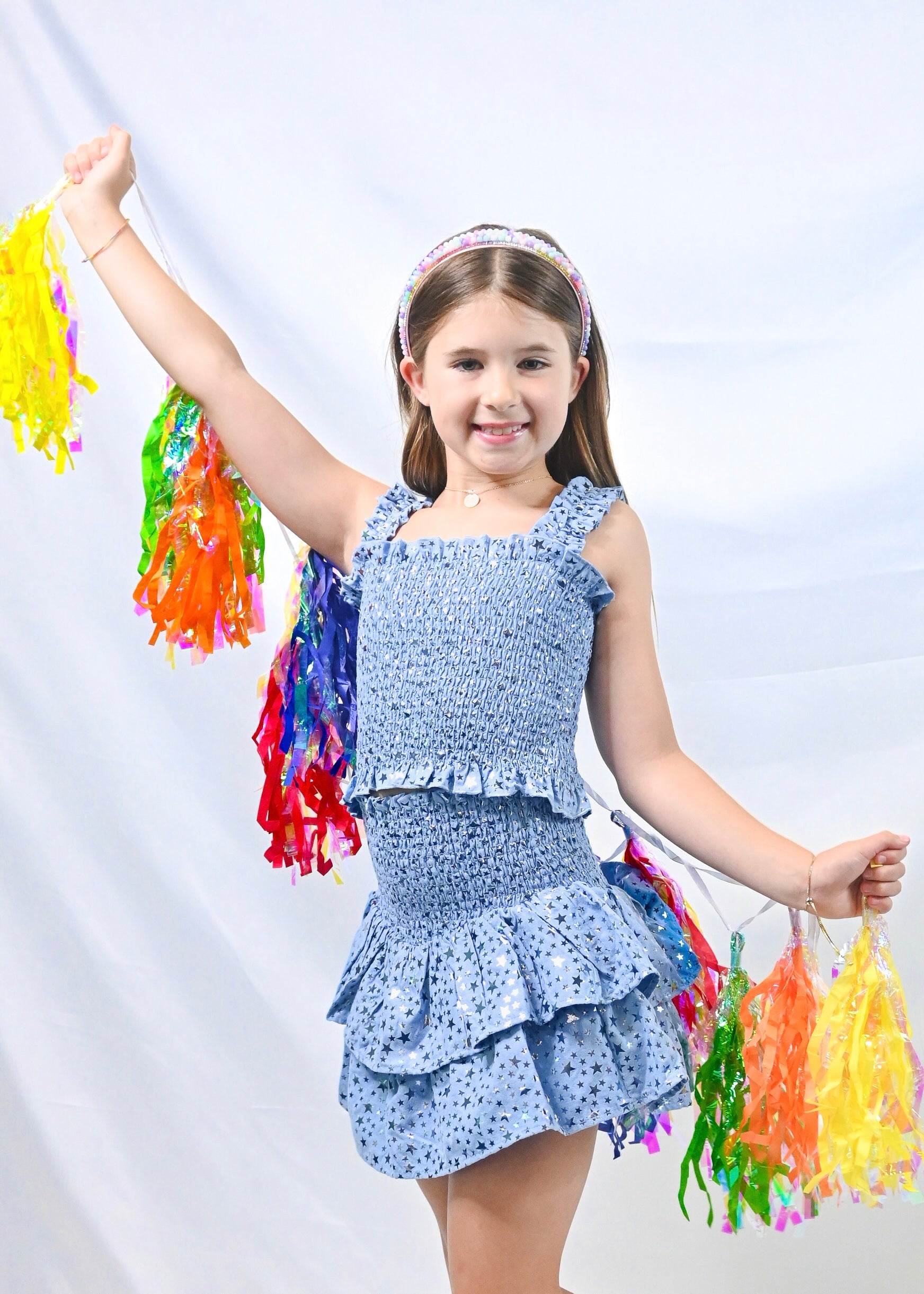 Kids Star Smocked Tank