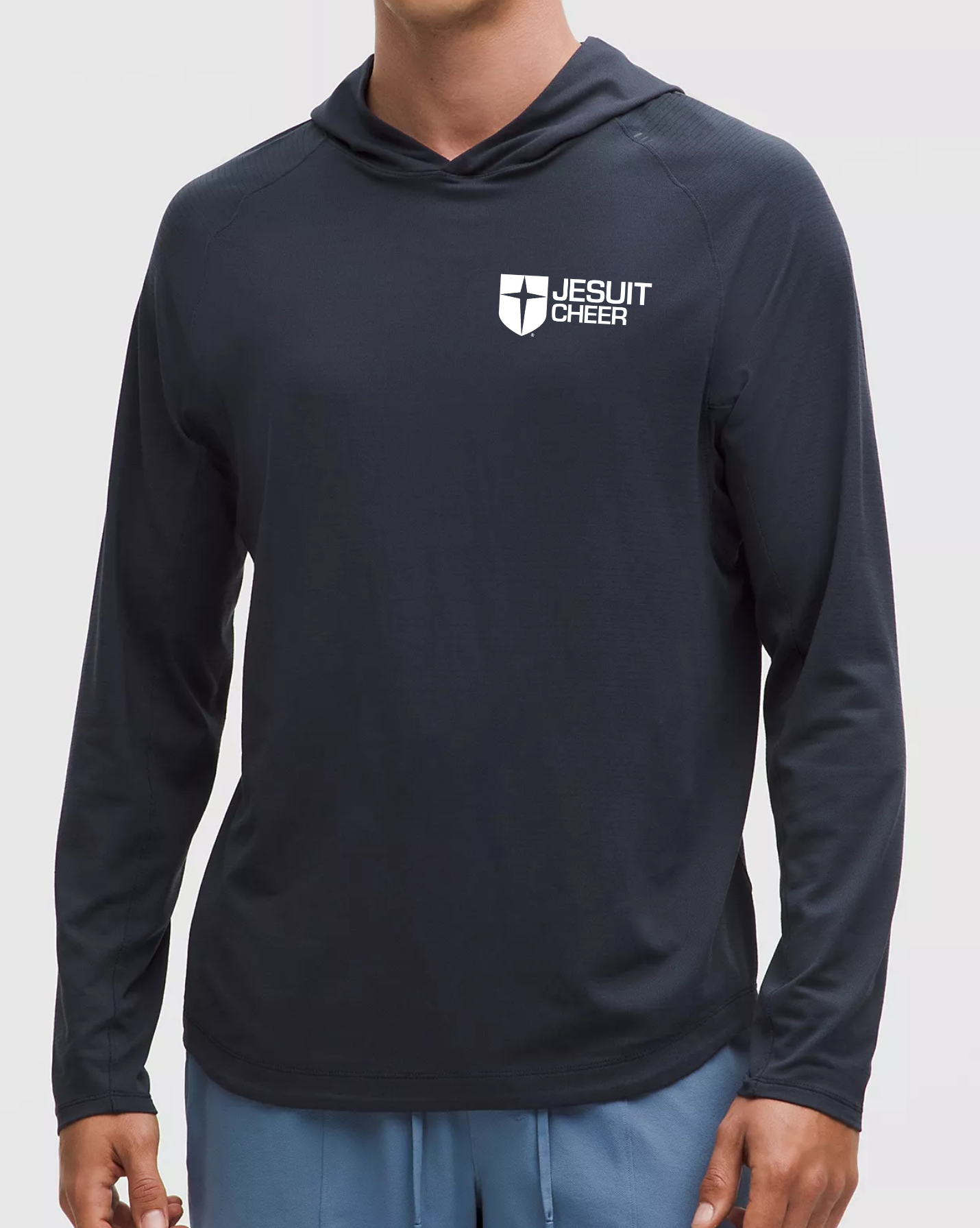 Jesuit Cheer Navy Dad Hoodie