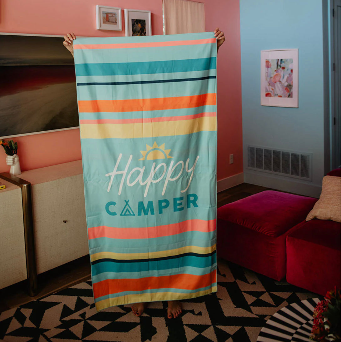 Happy Camper Quick Dry Towel