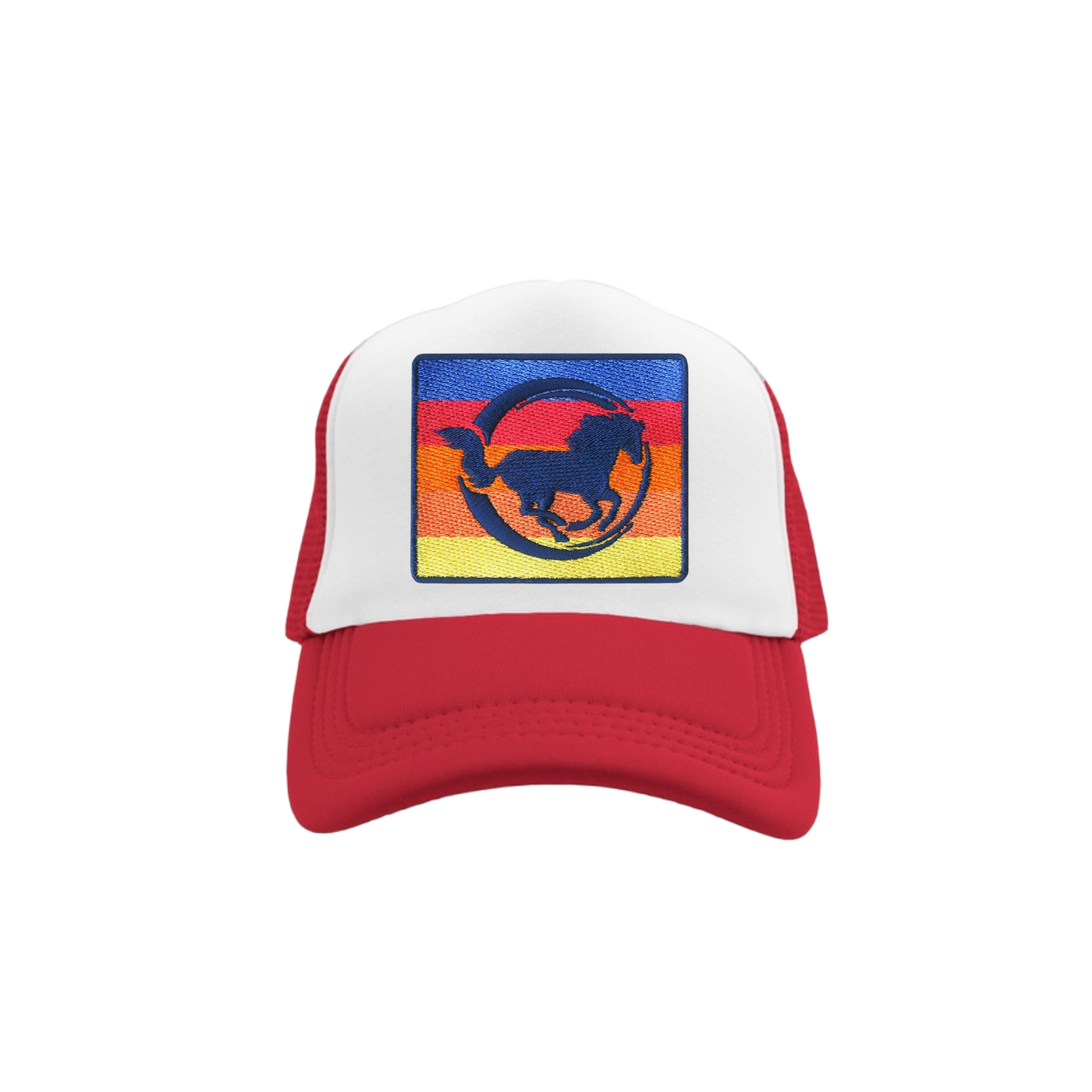 Mustang Nation Colorful Trucker