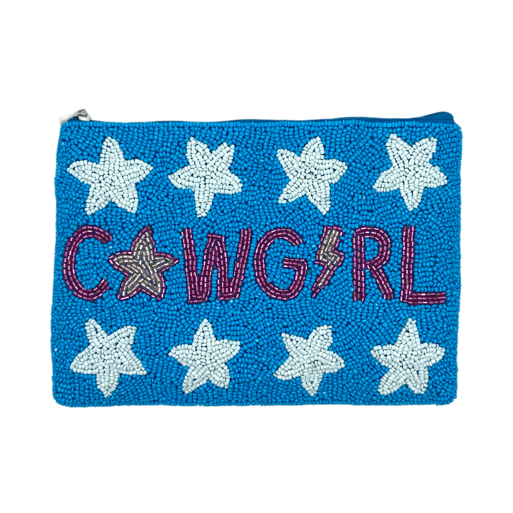 Cowgirl Beaded Pouch