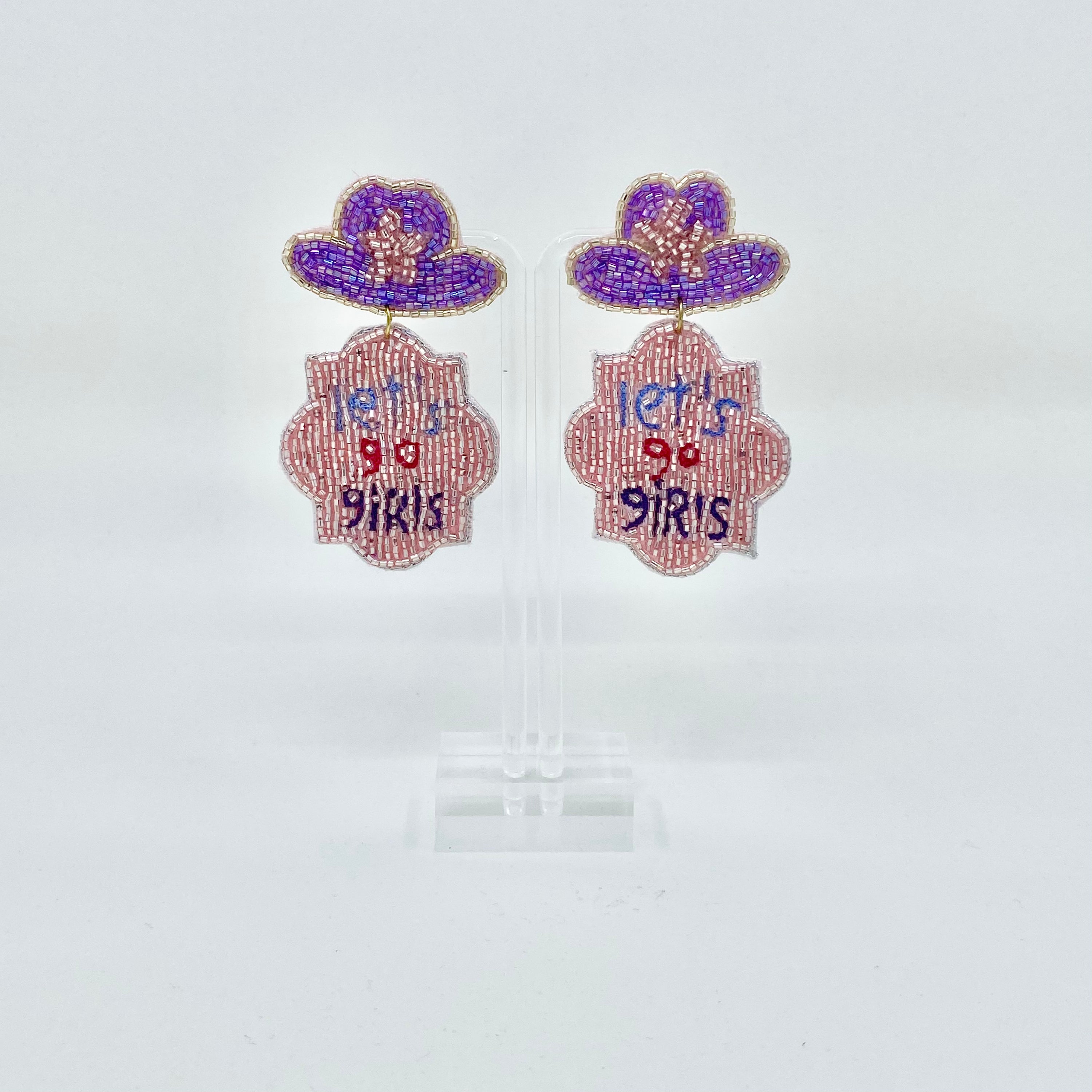Let’s Go Girls Beaded Earrings