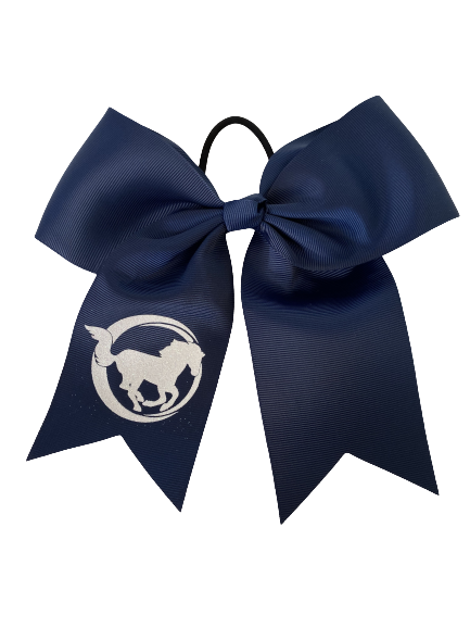 Mustang Cheer Practice Bows