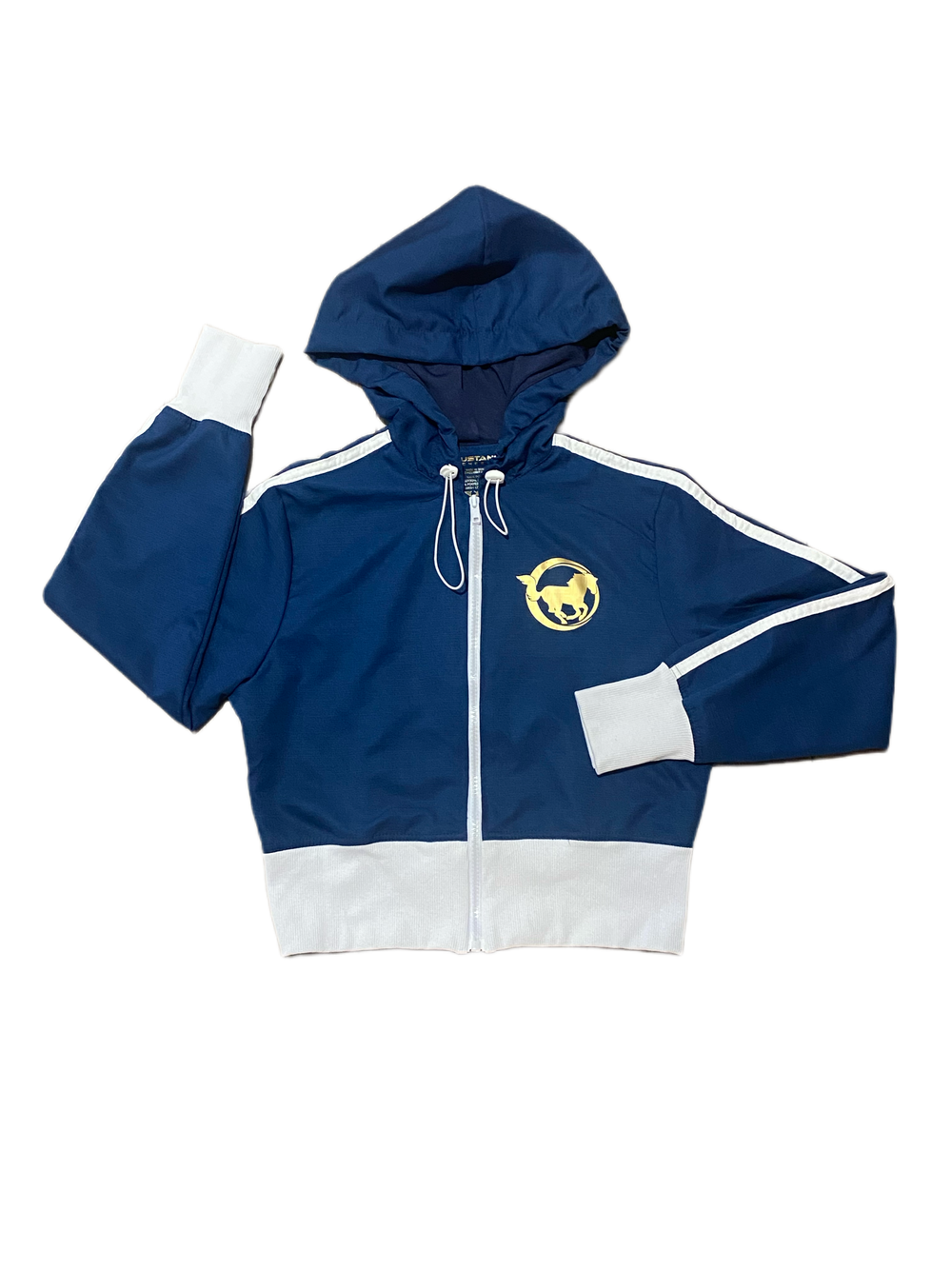 Mustang Cheer Warm Up Jacket  in Navy