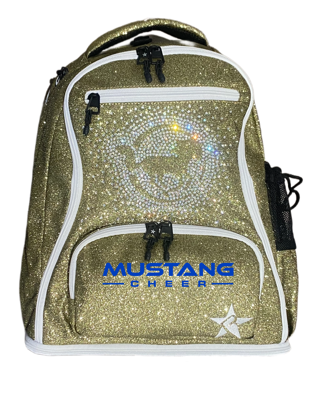 Mustang Cheer All-Stars Gold Dream Backpack by Rebel