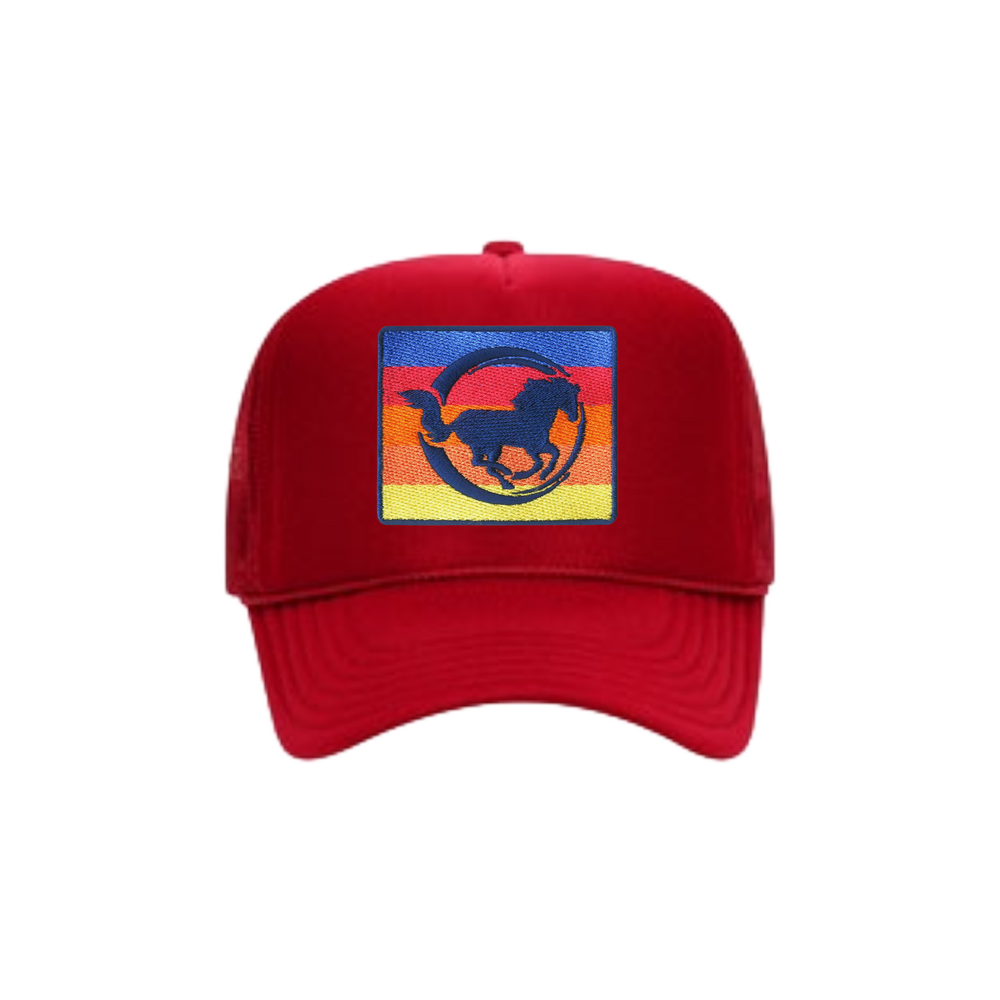 Mustang Nation Colorful Trucker